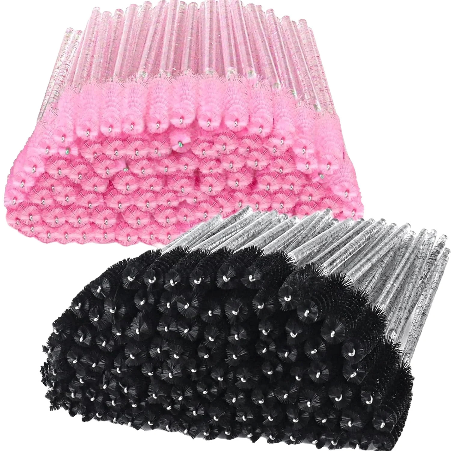 Makeup Brush Set - 500pcs Eyelash Brushes Wands for Beauty