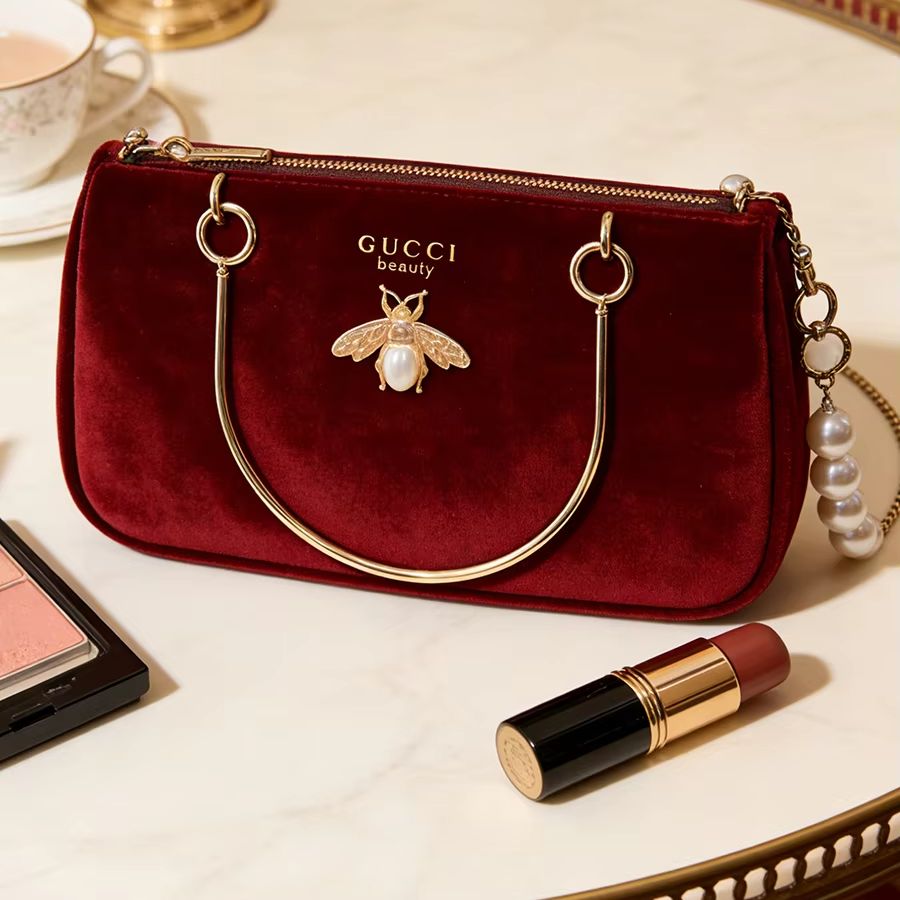 Ysl Beauty Makeup - Gucci’s Bag Women Medium Wine Red