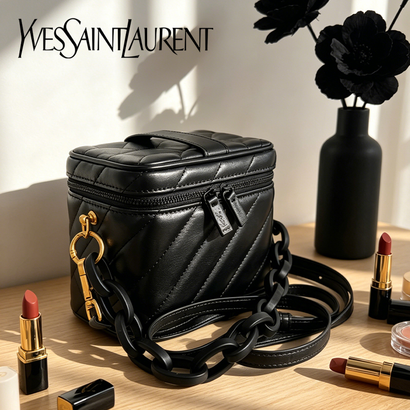 Ysl Beauty Makeup - Yves Saint Laurent’s Bag Black Quilted