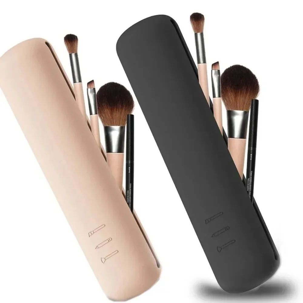 Beauty Makeup Case - Travel Makeup Brush Holder Silicone Cosmetic