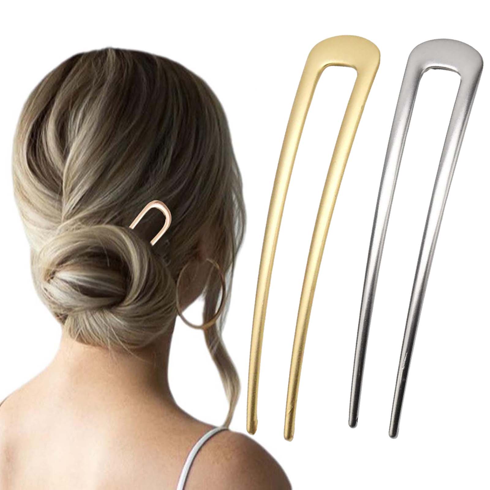 French U Shaped Hair Pins Vint - Hair Curling Wand ulasan dan harga