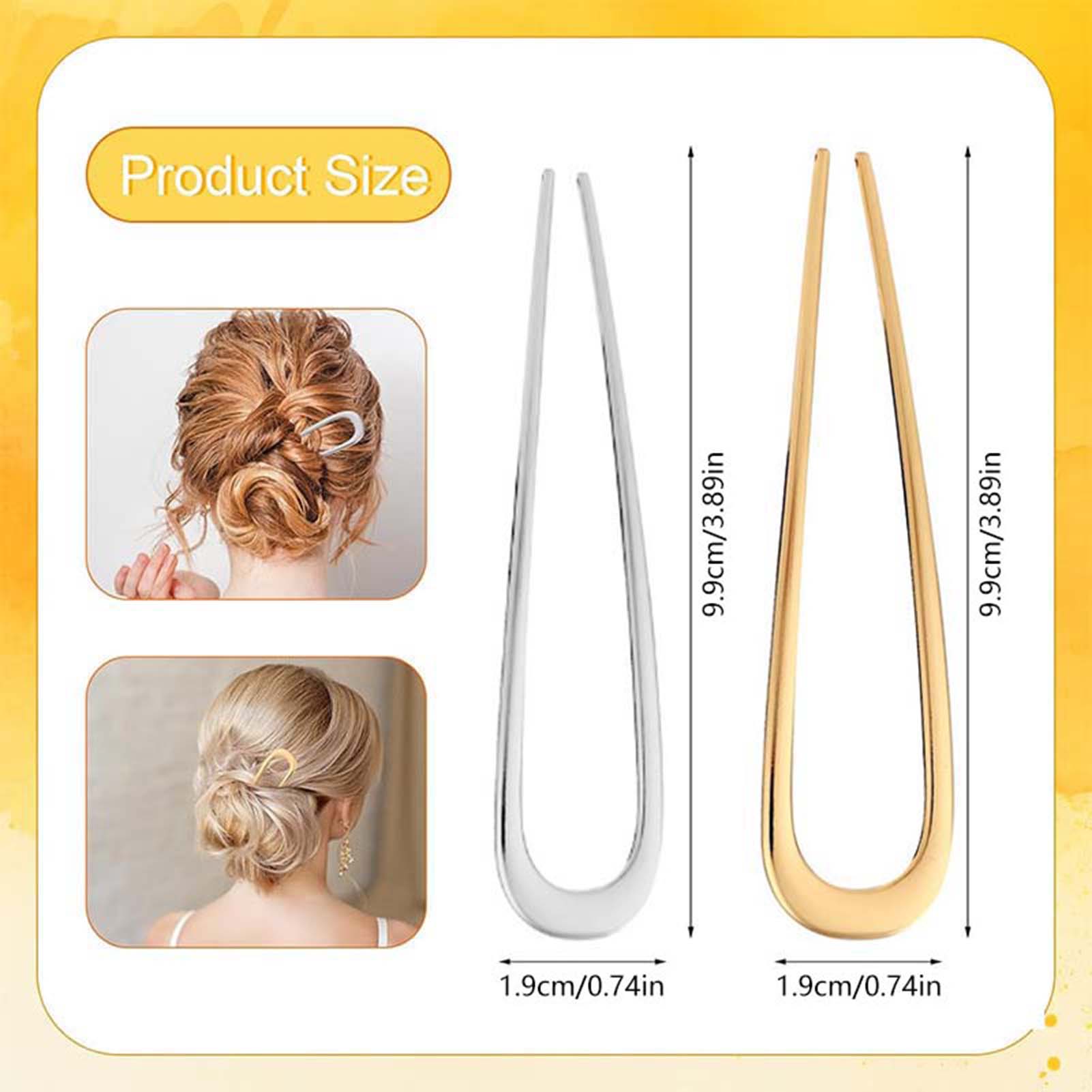 French U Shaped Hair Pins Vint - Hair Curling Wand ulasan dan harga