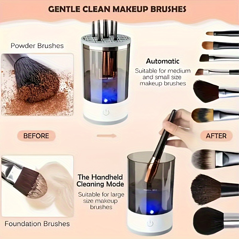 Automatic Electric Makeup Brus - Makeup Brush Set ulasan dan harga