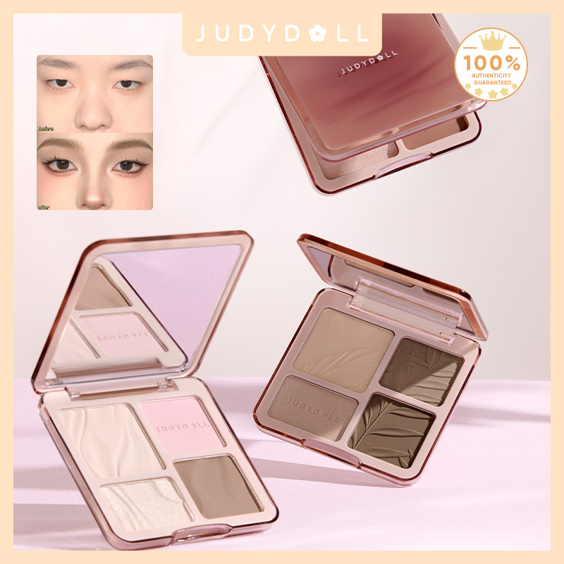 Judydoll Highlighter & Contour - Highlighter Bronzer Palette ulasan dan harga