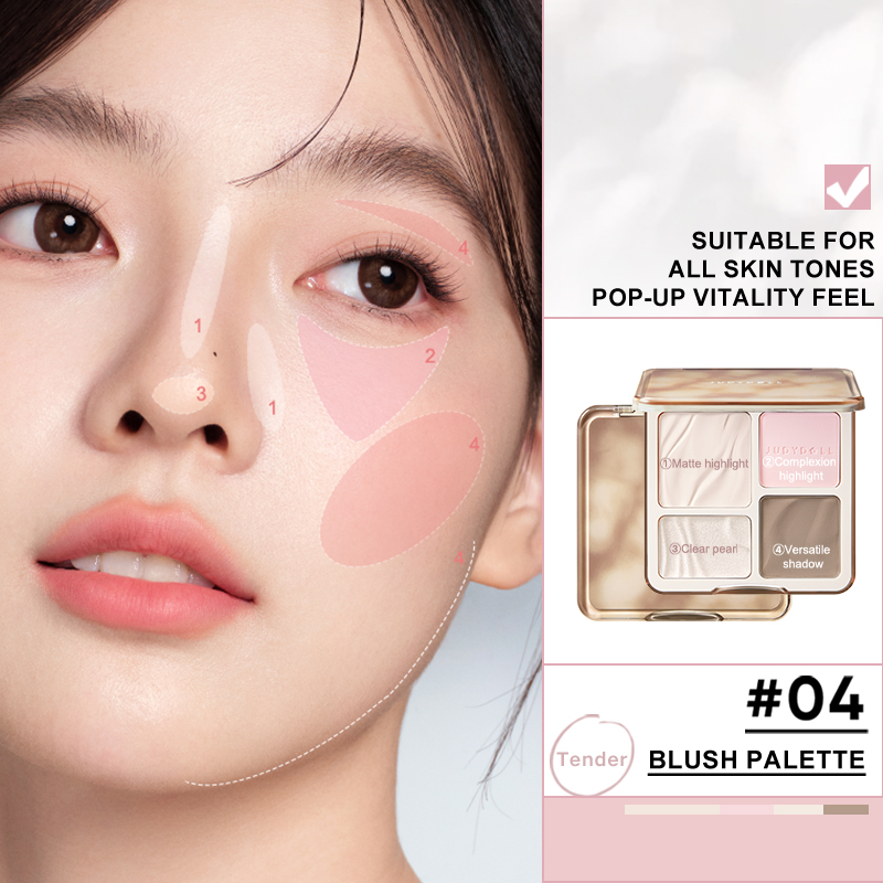 Judydoll Highlighter & Contour - Highlighter Bronzer Palette ulasan dan harga
