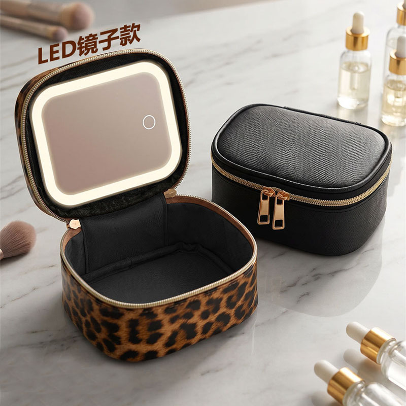 Portable LED Makeup Storage Ba - Beauty Makeup Case ulasan dan harga