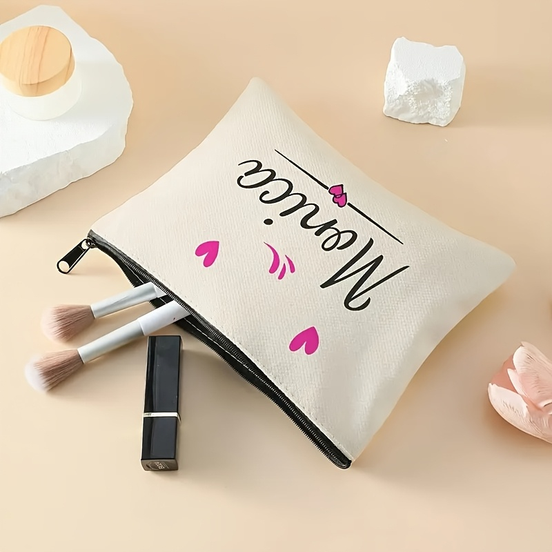 Personalized Zipper Makeup Bag - Beauty Makeup Names ulasan dan harga