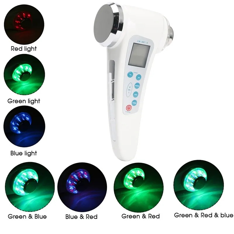 1Mhz 3Mhz Ultrasonic 4 Modes 7 - Electric Face Cleanser Brush ulasan dan harga