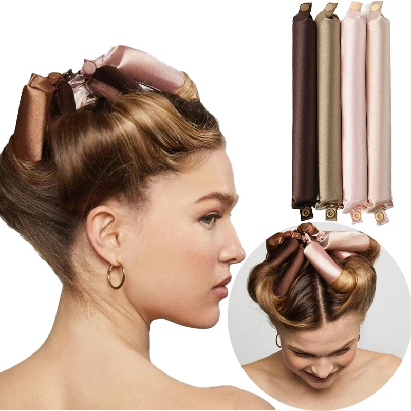 Heatless Hair Curlers Satin Cu - Hair Curling Wand ulasan dan harga