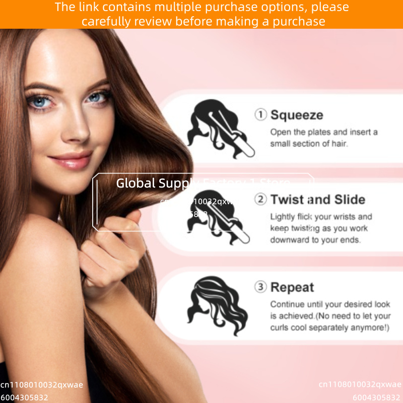 P-118 2 in 1 Hair Straightener - Hair Curling Wand ulasan dan harga