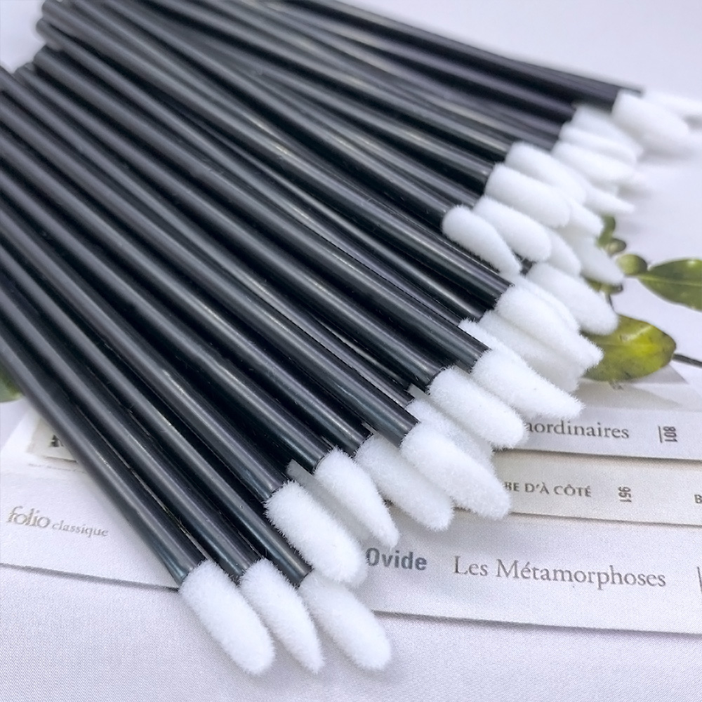100Pcs Disposable Lip Brush Ey - Makeup Brush Set ulasan dan harga