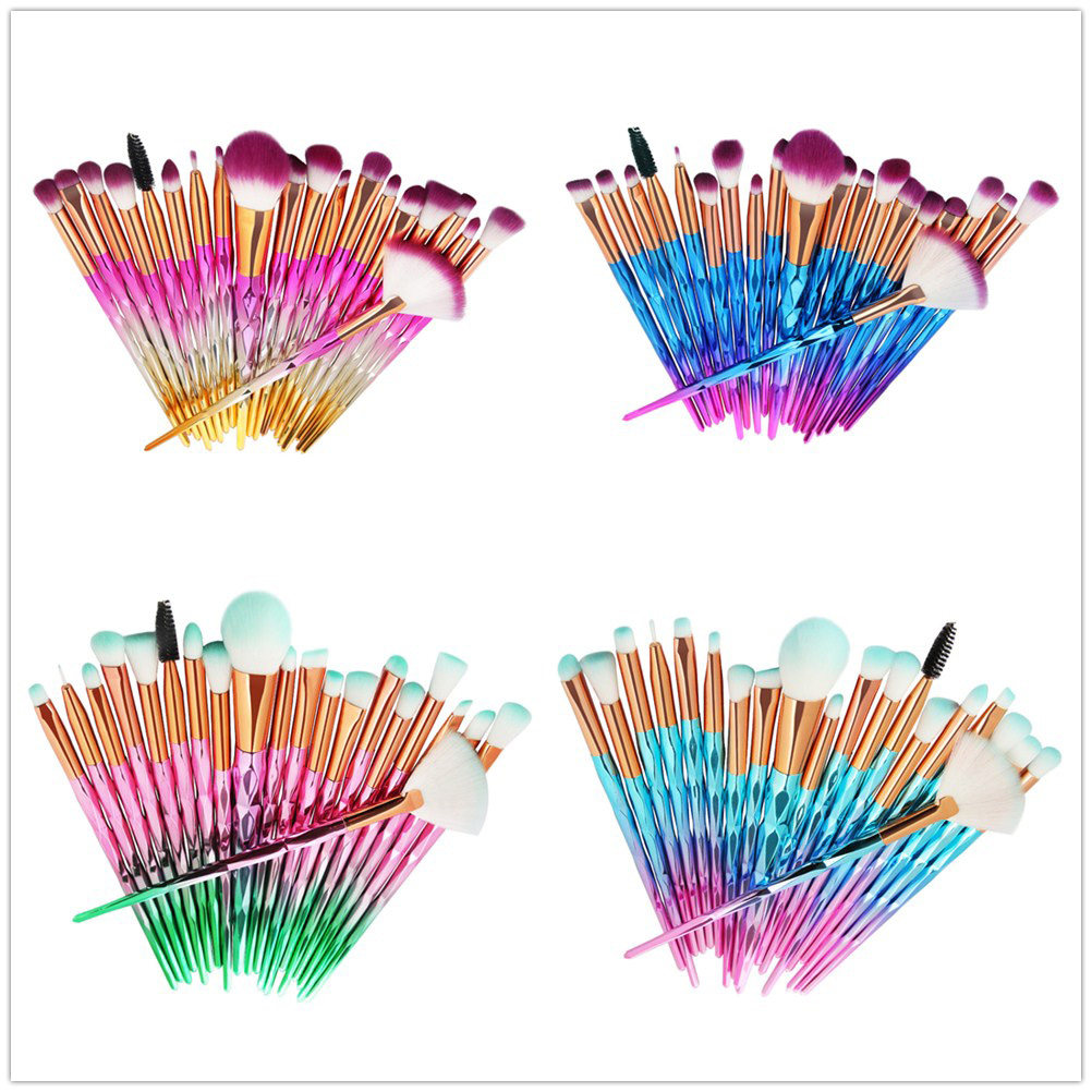 20Pcs Premium Makeup Brush Set - Beauty Makeup Gift Sets ulasan dan harga