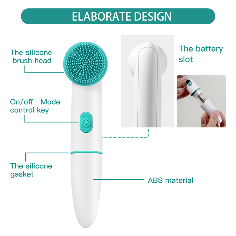 2 in 1 Face Brush Cleaning Ele - Electric Face Cleanser Brush ulasan dan harga