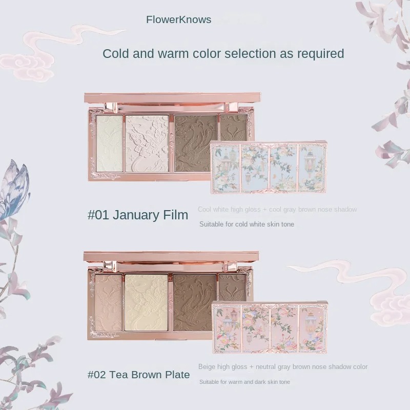 Flower Knows Makeup Butterfly  - Highlighter Bronzer Palette ulasan dan harga