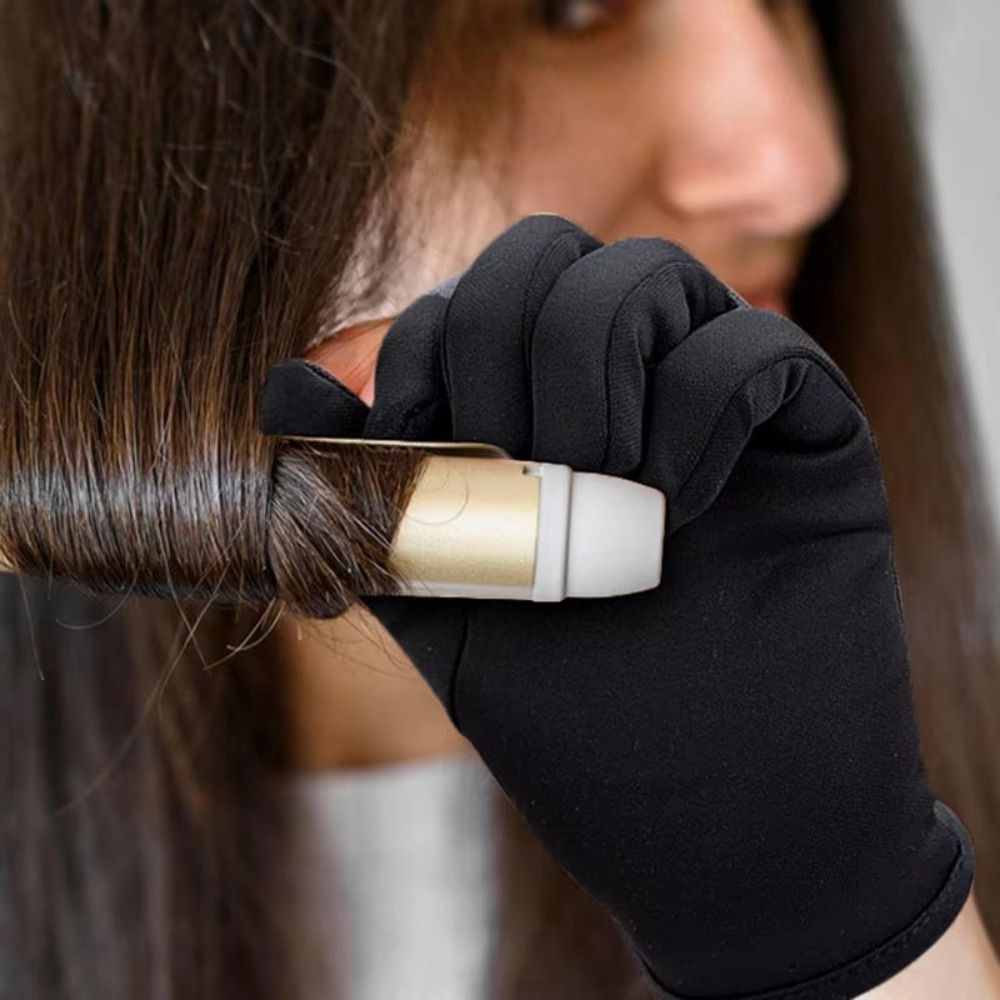 New 5 Finger Heat Resistant Gl - Hair Curling Wand ulasan dan harga