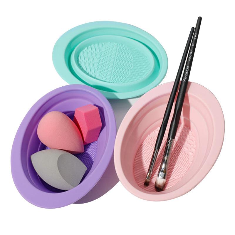 Soft Silicone Makeup Brush Cle - Makeup Brush Set ulasan dan harga