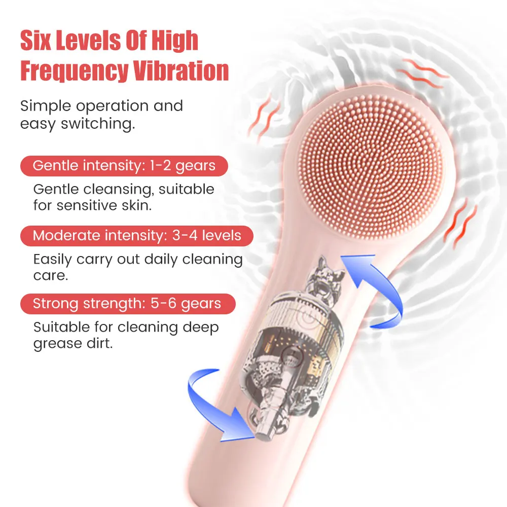 Sonic Silicone Facial Brush Cl - Electric Face Cleanser Brush ulasan dan harga