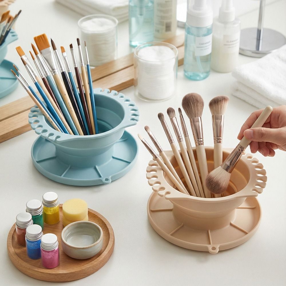 Silicone Material Makeup Brush - Makeup Brush Set ulasan dan harga