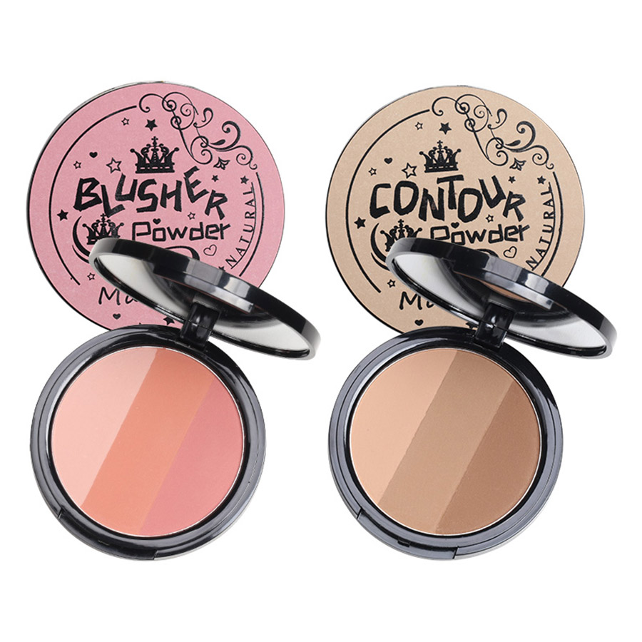 3in1 Three Colors Powder Tray  - Highlighter Bronzer Palette ulasan dan harga