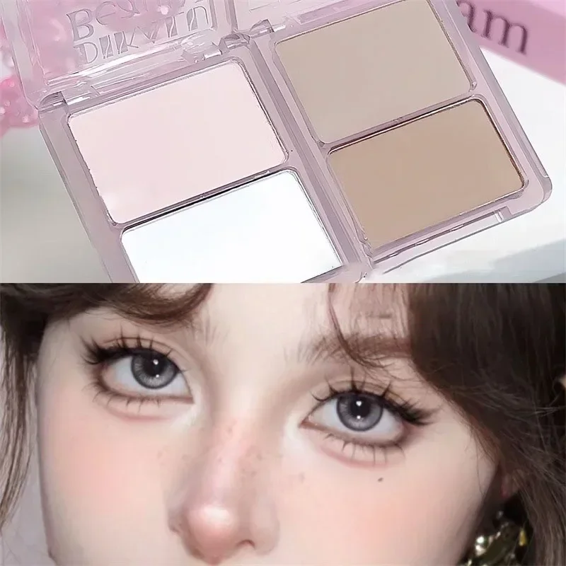 Two-tone Highlight Contour Pal - Highlighter Bronzer Palette ulasan dan harga
