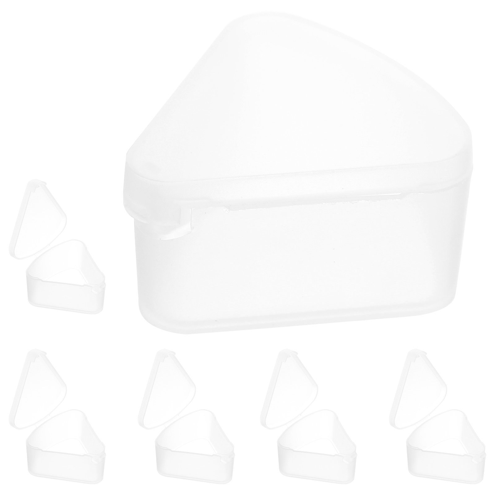 6Pcs Triangle Powder Puff Case - Beauty Makeup Case ulasan dan harga
