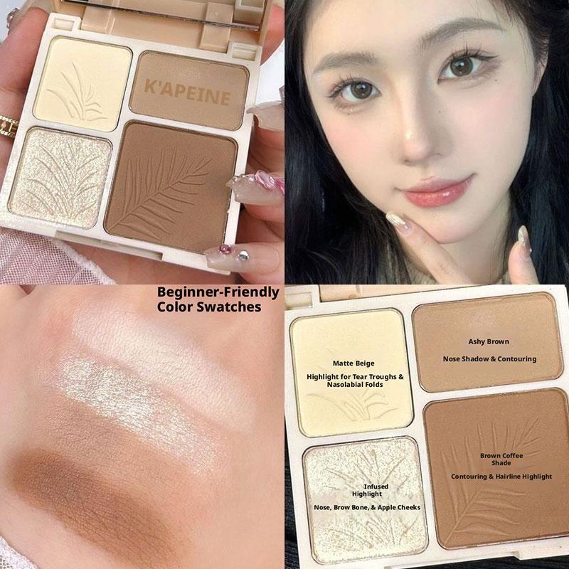Highlight Contouring All-in-on - Highlighter Bronzer Palette ulasan dan harga
