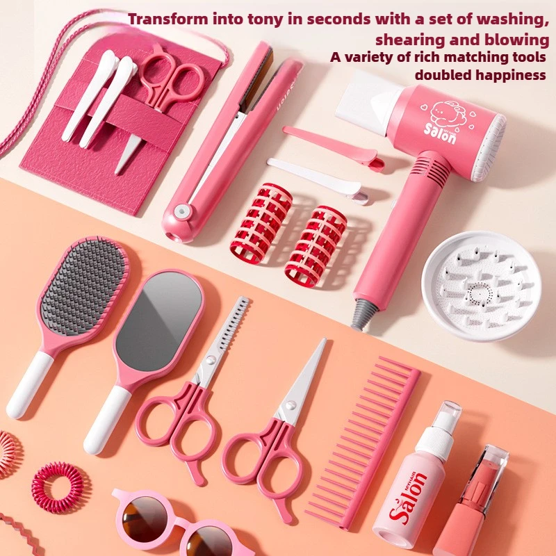 Girls Beauty Salon Set Kids Ha - Beauty Makeup Gift Sets ulasan dan harga