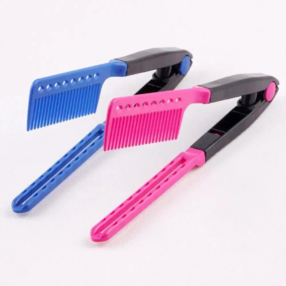 1pcs DIY Folding V Type Hair S - Hair Curling Wand ulasan dan harga
