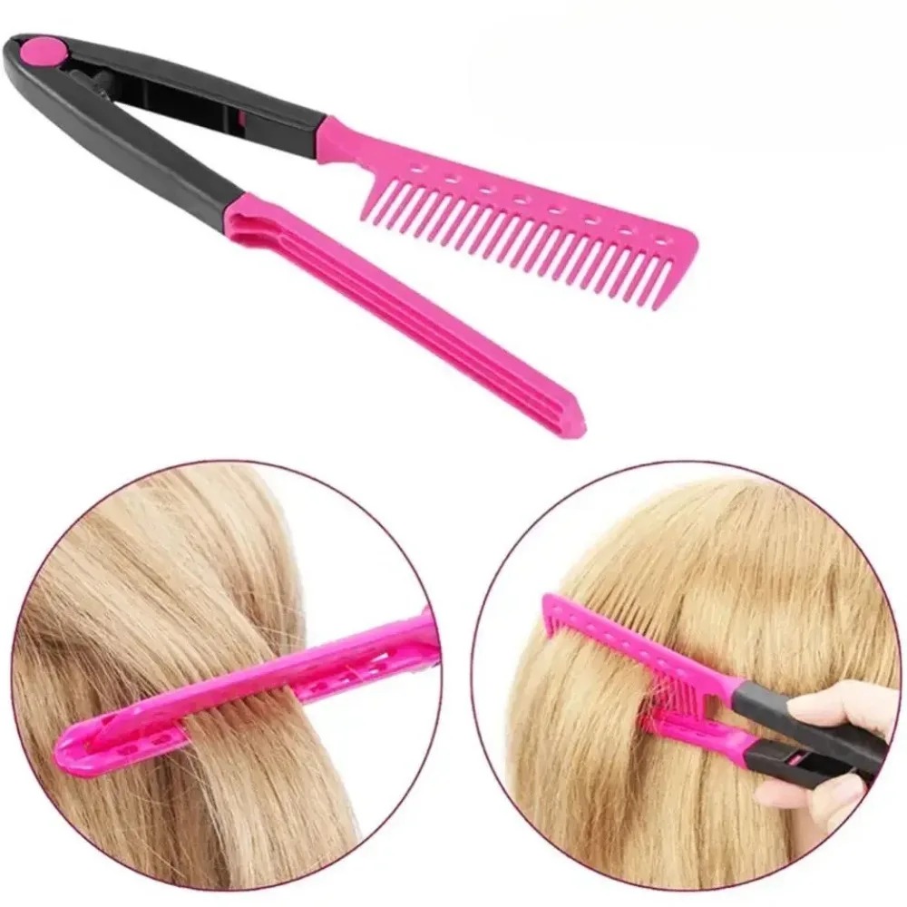1pcs DIY Folding V Type Hair S - Hair Curling Wand ulasan dan harga