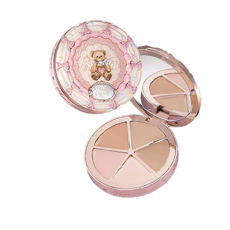 FLOWER KNOWS THE SWEETIE BEAR  - Highlighter Bronzer Palette ulasan dan harga