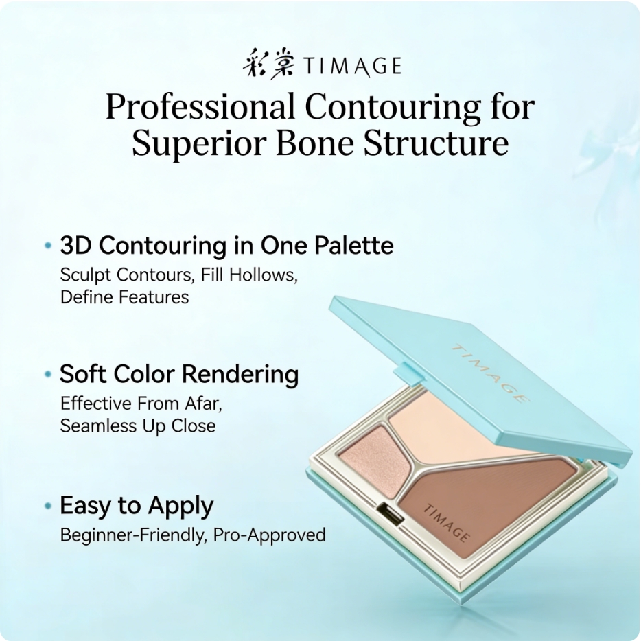 TIMAGE Travel Size Master Matt - Highlighter Bronzer Palette ulasan dan harga