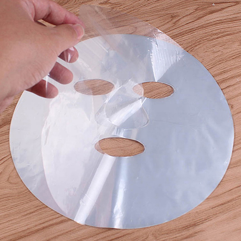 100Pcs Natural Disposable Plas - Sheet Face Mask Pack ulasan dan harga