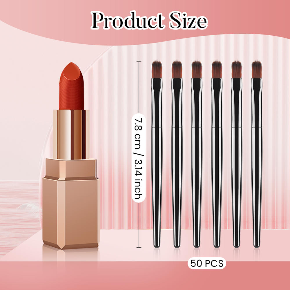 50/100pcs Disposable Lip Brush - Makeup Brush Set ulasan dan harga