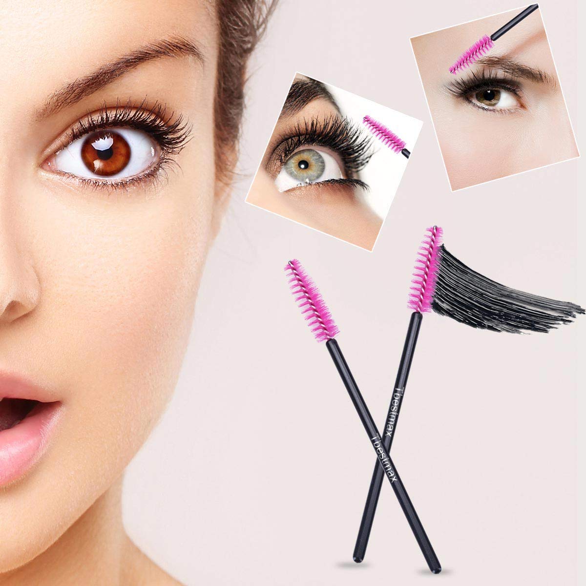 500pcs Eyelash Brushes Wands f - Makeup Brush Set ulasan dan harga