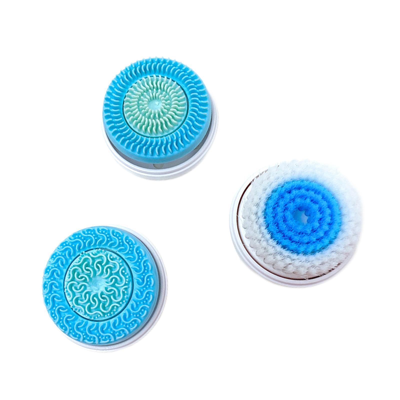 3Pcs Face Spin Brushes Heads,  - Electric Face Cleanser Brush ulasan dan harga
