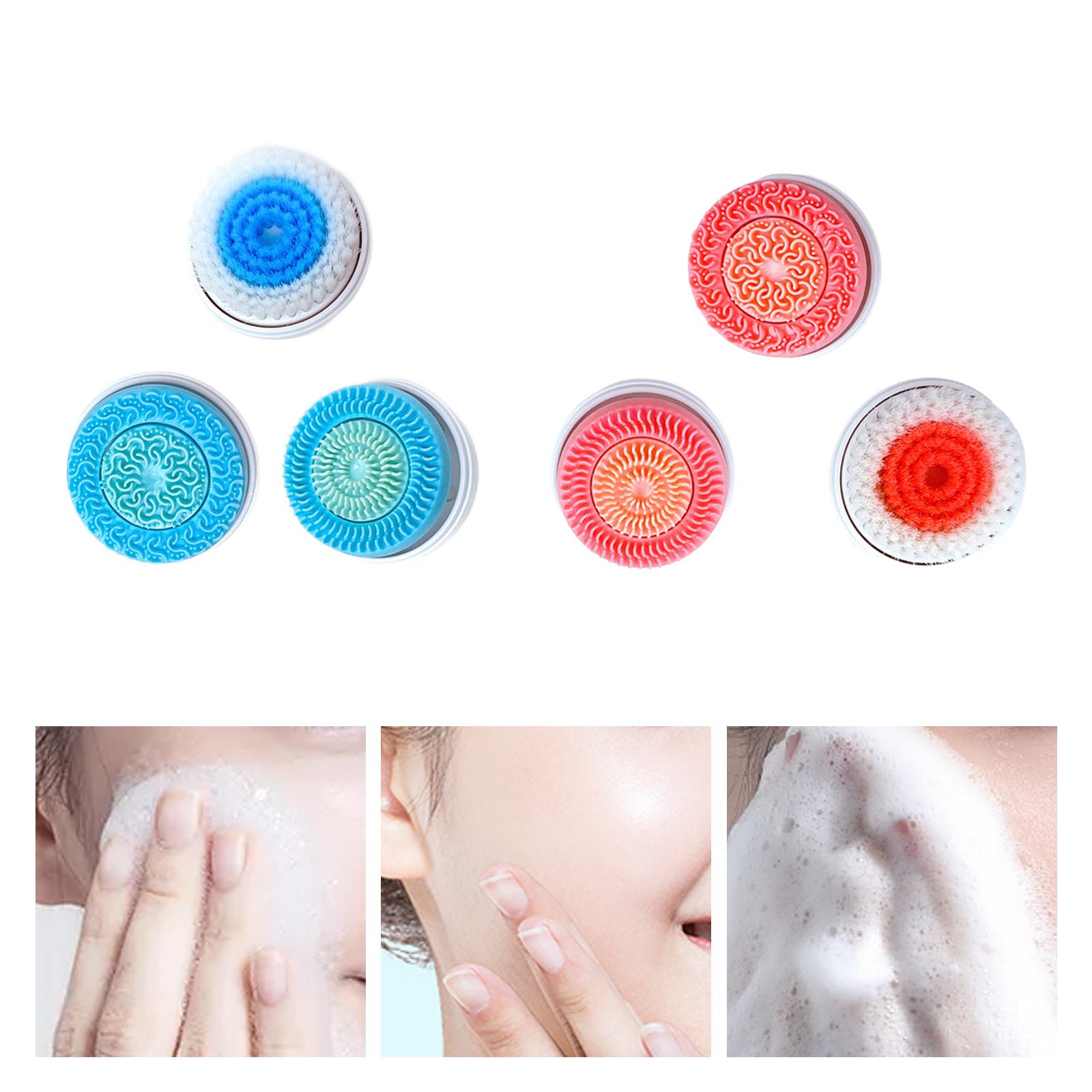 3Pcs Face Spin Brushes Heads,  - Electric Face Cleanser Brush ulasan dan harga