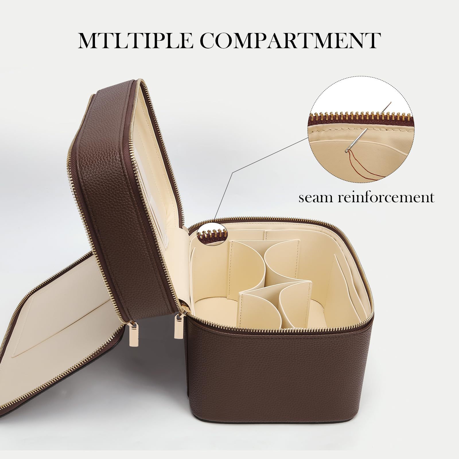 Large Capacity Double-layer Lu - Beauty Makeup Case ulasan dan harga