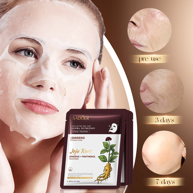 5pcs SADOER Plant Roots Face M - Sheet Face Mask Pack ulasan dan harga