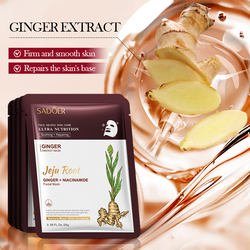 5pcs SADOER Plant Roots Face M - Sheet Face Mask Pack ulasan dan harga