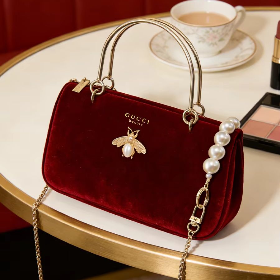 Gucci’s Bag Women Medium Wine  - Ysl Beauty Makeup ulasan dan harga