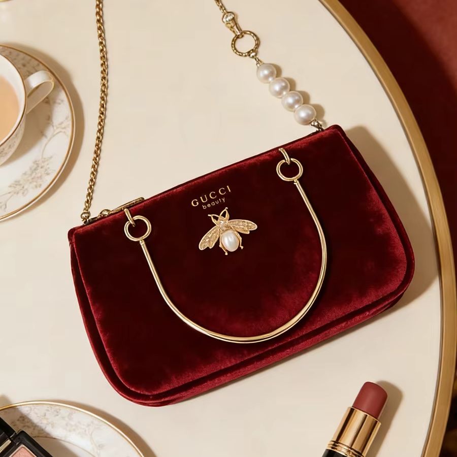 Gucci’s Bag Women Medium Wine  - Ysl Beauty Makeup ulasan dan harga