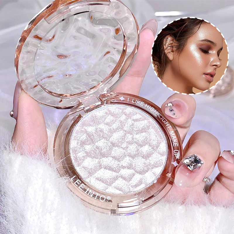High gloss powder gloss glitte - Highlighter Bronzer Palette ulasan dan harga