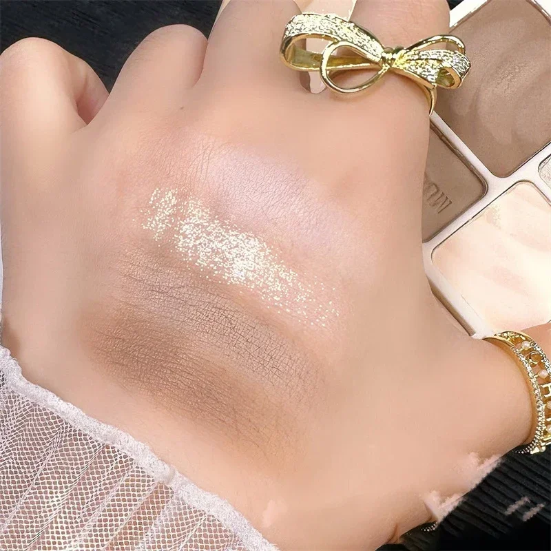 Three-dimensional Facial Four- - Highlighter Bronzer Palette ulasan dan harga