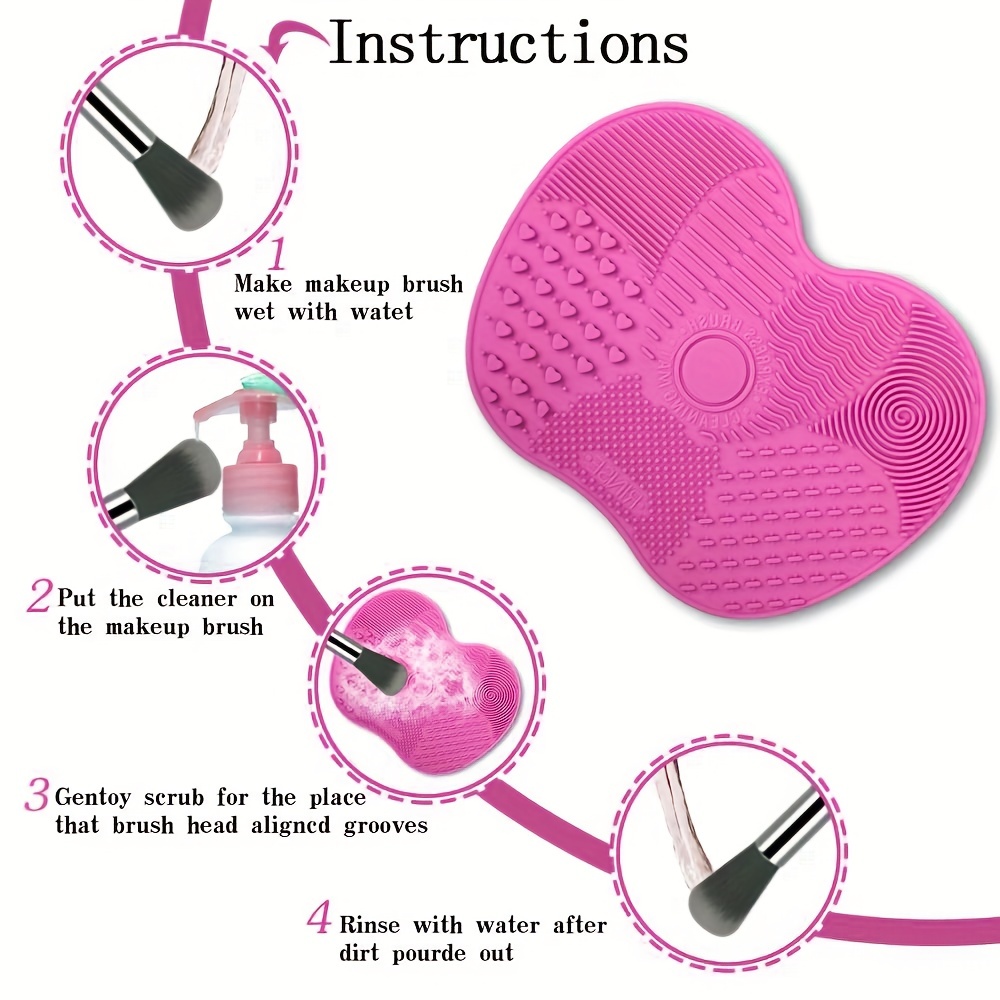 Apple Shaped Silicone  Makeup  - Makeup Brush Set ulasan dan harga
