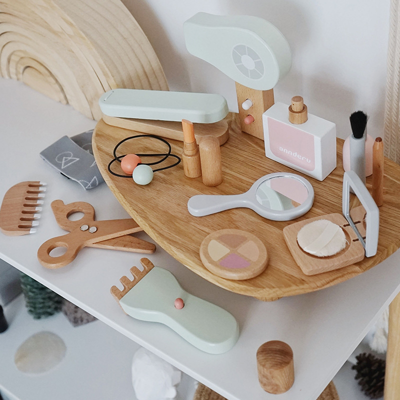 New Children Wooden Simulation - Beauty Makeup Gift Sets ulasan dan harga