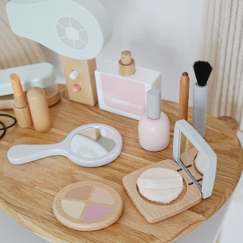 New Children Wooden Simulation - Beauty Makeup Gift Sets ulasan dan harga