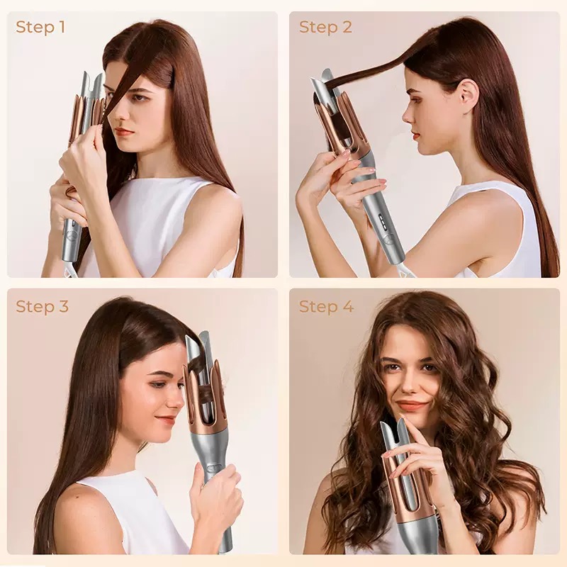 Automatic Curling Iron Negativ - Hair Curling Wand ulasan dan harga
