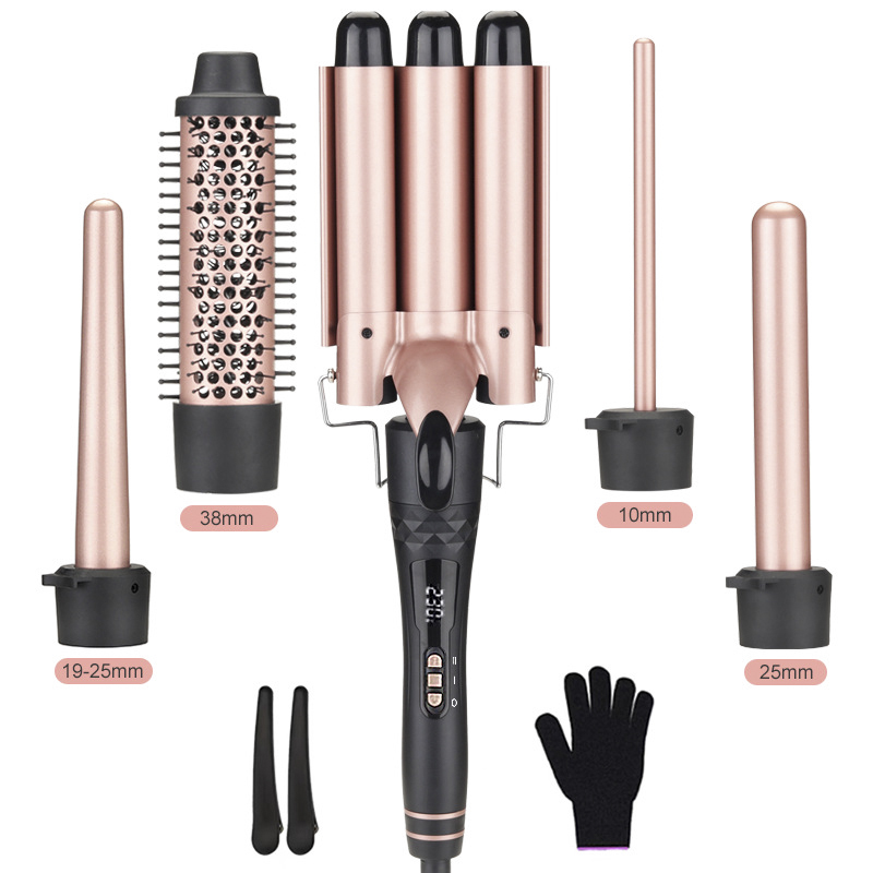 5 in 1 Interchangeable Curling - Hair Curling Wand ulasan dan harga