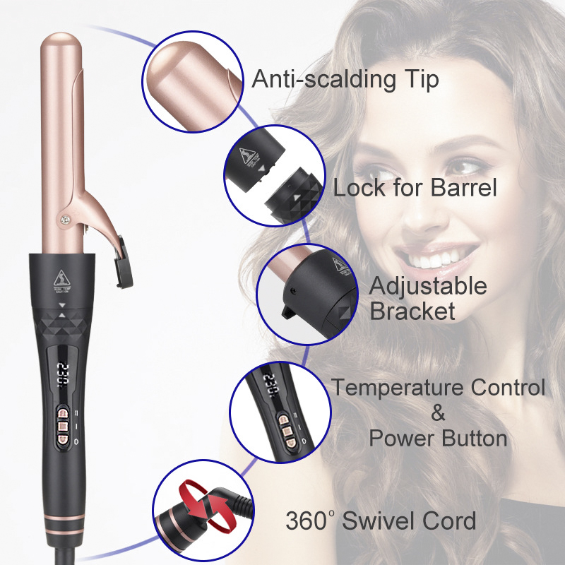 5 in 1 Interchangeable Curling - Hair Curling Wand ulasan dan harga