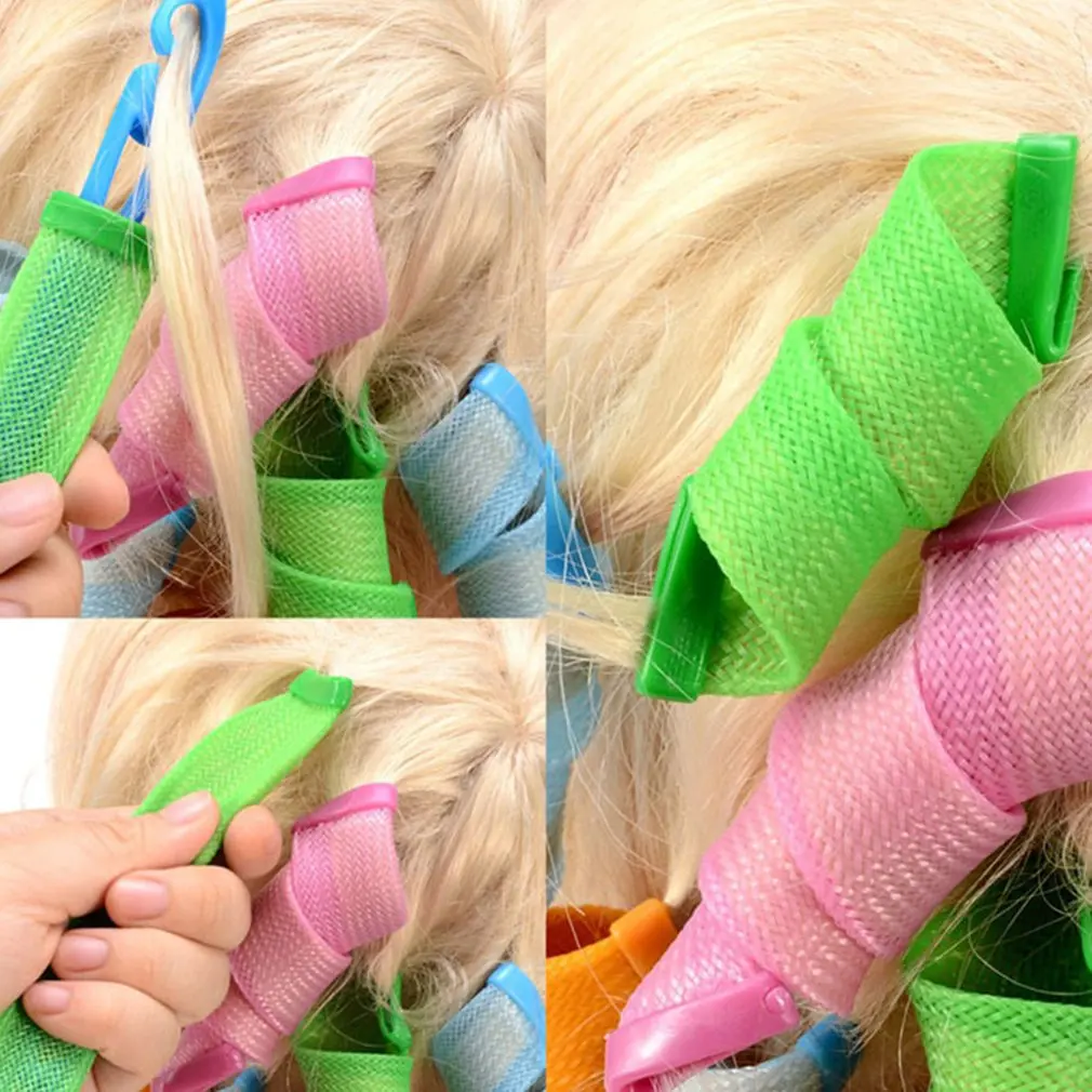 18pcs Heatless Hair Curlers No - Hair Curling Wand ulasan dan harga